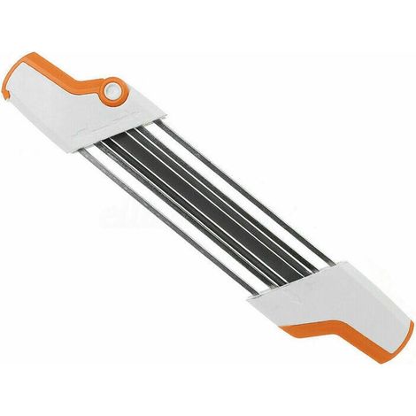 Affteuse de Lime à chane de trononneuse en métal 2 en 1 Facile 3/8quot P 4.0 mm remplacer. Porte-lime 2 en 1 pour chane de trononneuse.1Pcs.. (1/5)