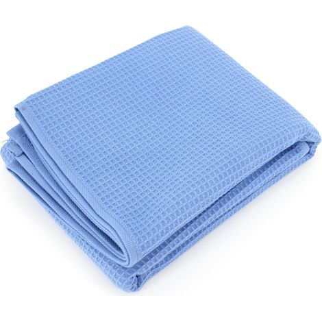 Drap de douche PURE WAFFLE nid d'abeille (1/5)