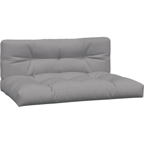 Maison Exclusive - Cuscini per Pallet 2 pz Grigi in Tessuto