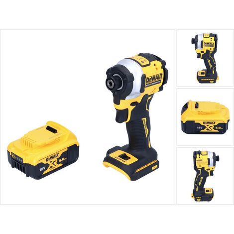 Llave de impacto sin cable DeWalt DCF 850 N 18 V 205 Nm 1/4" sin escobillas + 1x batería recargable 5,0 Ah - sin cargador