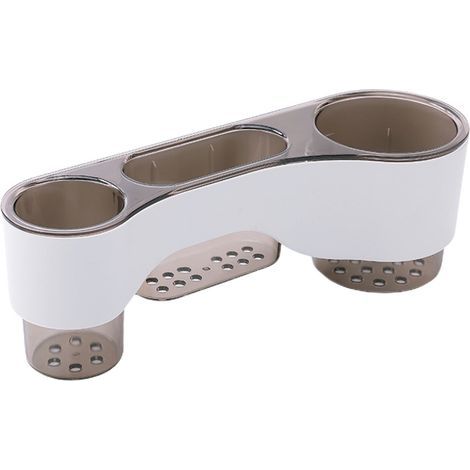 Support Pour Brosse À Dents - Murale En ABS - Égouttant Et Ventilé - Pour Salle De Bain Et Meuble Lavabo - 1 Pièce