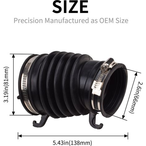 17228-RZ0-G00 is a rubber hose for the air filter of Honda Civic 1.6 diesel models 2012-2016. (1/4)