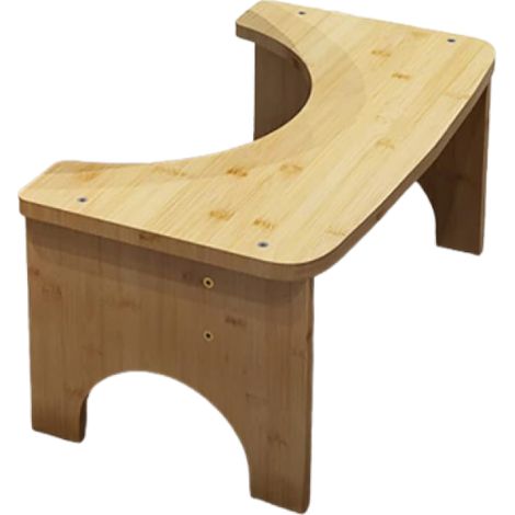 Porte-toilettes en bambou – Ergonomique 35° à partir de Antidérapant et durable Parc naturel pour Gezonde Zithouding (1/5)