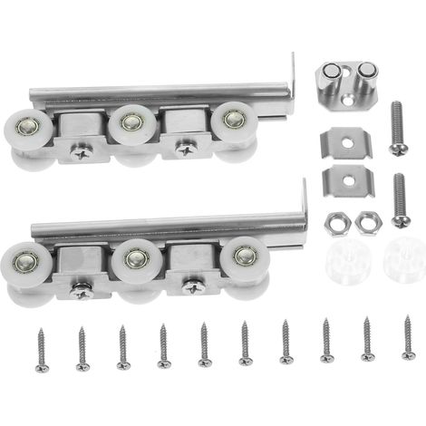 Butée de rail pour porte coulissante acier (1/5)