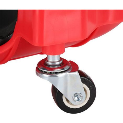 Genouillères à roulettes pour économie de Travail KneeBlade Sangle de sécurité Gliding Wheeled Non Marrin(Red) (1/4)