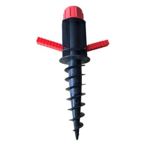 Support de Parasol,Pied Parasol à Visser dans Le Sol, pour Plage Sable ou Terre Pieds de Parasols,Crochets de Parasol,Pied Parasol Sable.. (1/5)