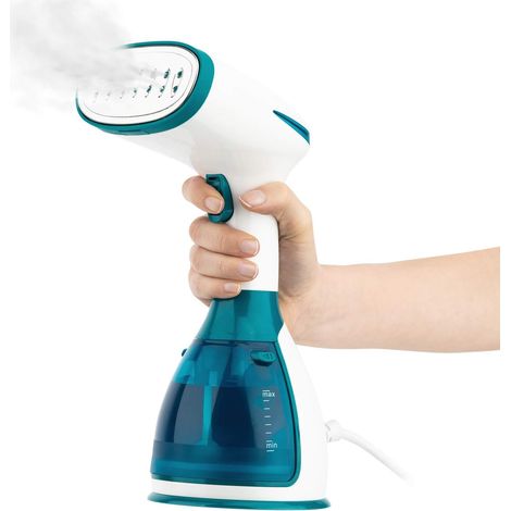 Défroisseur Vapeur à Main HVP10, Steamer Portable Voyage, 1500 W, Fer à Repasser Rapide pour Vêtements, Vapeur Continue 32 g/min, Autonomie Illimitée, Prêt en 30s, Réservoir d'Eau 280mL (1/5)