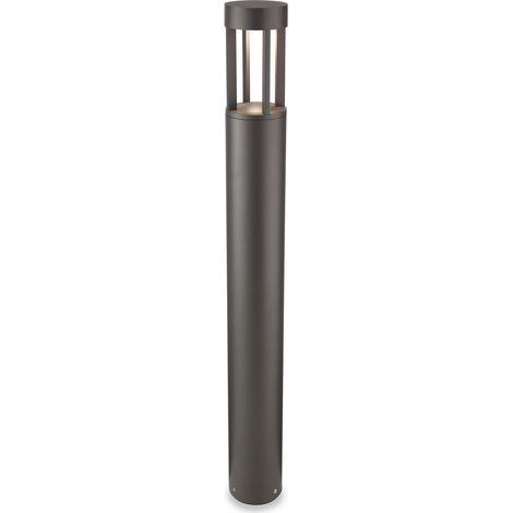 Firstlight Delta - Poteau de borne haut extérieur à 1 ampoule LED Graphite IP54