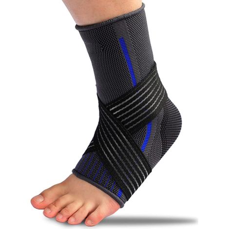 Support De Cheville - Sangle Réglable Pour Douleur Au Talon - Pour Volleyball Basket Course - 1 Pièce (1/5)