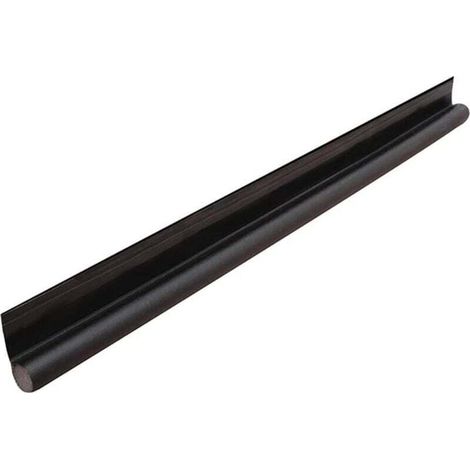 Joint de porte Bande anti-poussière Déflecteur de vent inférieur de porte réglable Bande d'isolation phonique Noir