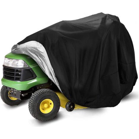 Couverture extérieure de tondeuse à gazon imperméable à l'eau lourde polyester Oxford UV PROTECTION couverture de tracteur de pelouse 183 137 117cm (1/4)