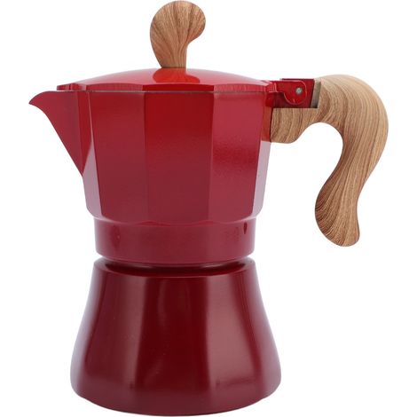 Cafetera Italiana de Aluminio 150ml, Válvula de Seguridad, Compatible con Gas y Eléctrica – Ideal para Hogar y Oficina (1/5)