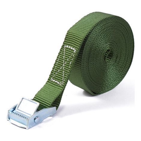 250 kg 9m Sangle à boucle à griffe 25mm Sangle de Serrage Sangles de Fixation Sangle d'arrimage Sangle Vélo (1/4)