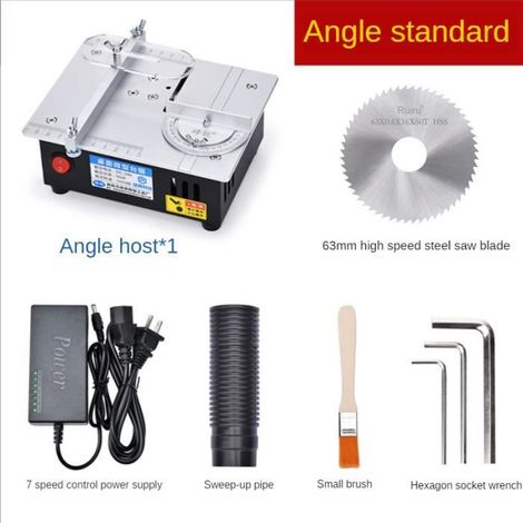 Norme d\'angle - Mini scie de table électrique multifonctionnelle de 96W, Outil de coupe, De bureau, De travai (1/4)