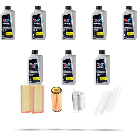 Kit tagliando 4 FILTRI e 8L OLIO compatibile con Mercedes Classe S (W220) 280 150kw Dal 1998