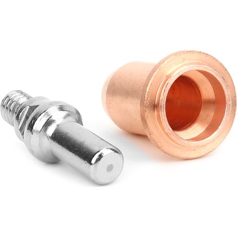 Kit de 10 électrodes plasma 52582 et 10 buses 51312 pour torche plasma PT60 (1/5)