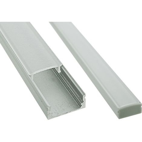 Kit perfil,aluminio,recto superfície 1m 81.080 Electro Dh 8430552144778