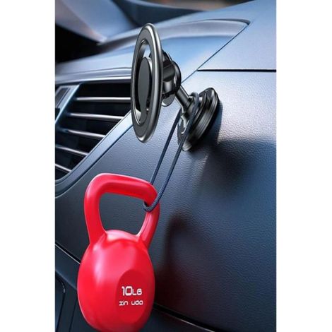 Support Magnétique Pour Téléphone - Rotation 360° - Pour Tableau De Bord Voiture Et Bureau - 1 Pièce (1/5)