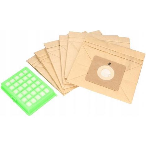 Kit sacchetti aspirapolvere Rowenta beige carta filtro HEPA