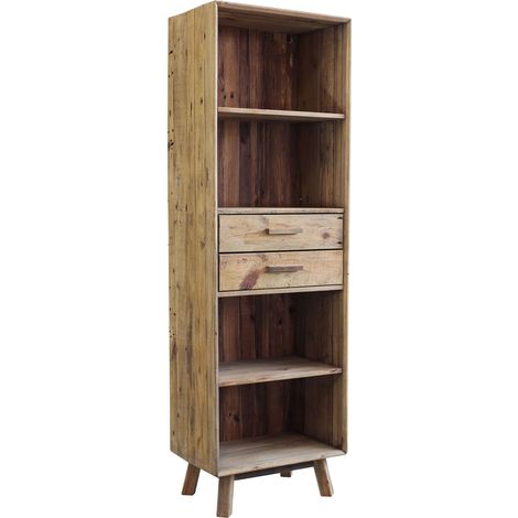Libreria scaffale in legno di pino a 4 ripiani Linea Classic (1/5)