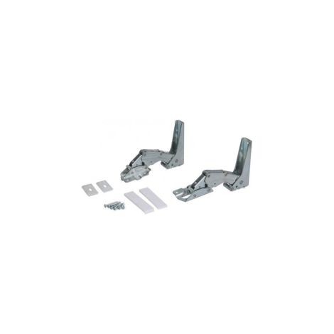 SOS Accessoire Jeu de 2 charnieres pour Refrigerateur, congelateur - 481231018672, AS0014714 WHIRLPOOL, BAUKNECHT, IGNIS, IKEA WHIRLPOOL, FAGOR