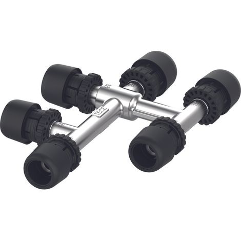 TECE TECElogo-Ax raccordo a croce Dimension 16 x 16 x 16, ottone standard, 8864101