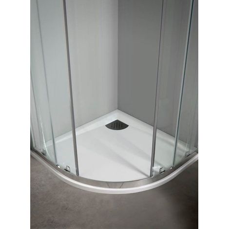 Piatto doccia ultrapiatto in Biotec 3cm 90x90 Surf corner Kinedo PISUR30909BI