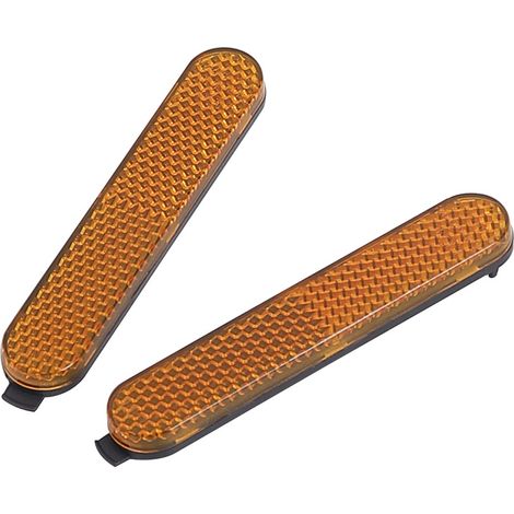 Set of 2 yellow reflective side covers for Xiaomi M4 electric scooter - Decorative protective accessories