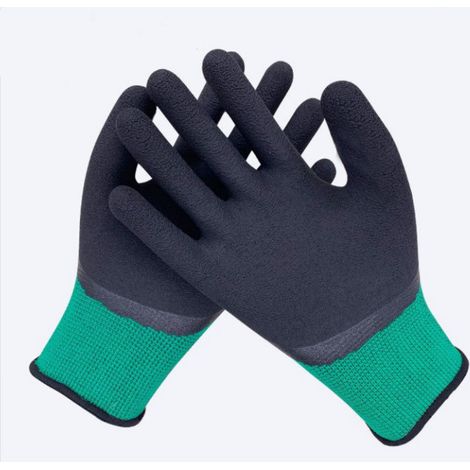 Filiyano-2 paires de gants de jardinage, gants de protection pour le jardinage à une main avec griffes, gants de travail en mousse de latex résistants (1/5)