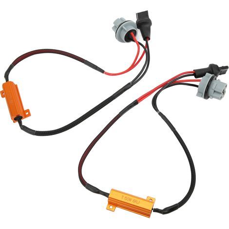 Stück LED-Widerstände, präzise und effizient dekodierend, klein, tragbar, korrosionsbeständig, einfach zu bedienen, LED-Lastwiderstandsadapter (1/5)