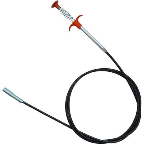 1 Pièce Furet Deboucheur Canalisation 200 cm,Furet Plomberie Débouche Toilette Pinces à Griffes Flexibles,Debouchage Cheveux Douche Pince Sonde de Debouchage Griffe Nettoyage - (1/5)