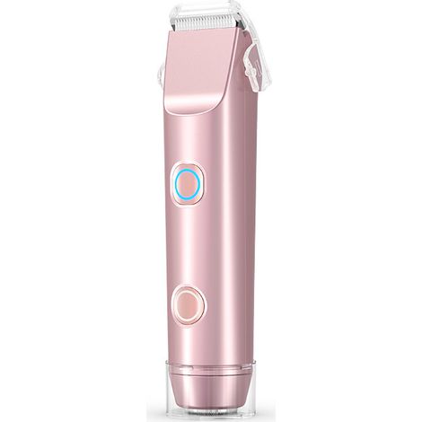 Afeitadora eléctrica para mujer, recortadora íntima, resistente al agua IPX7, uso en seco y húmedo para rostro, axilas y piernas.