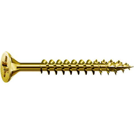 CAJA 25 uds. TORNILLO MADERA SPAX CAB. PLANA YELLOX 5,0x60mm SPAX (1/2)