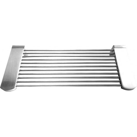Porte objet mural de douche CYTRO en acier 27x4x11 cm (1/4)