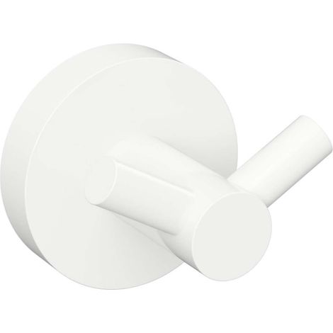 Sapho X-Round - Gancho doble, blanco XR202W (1/2)