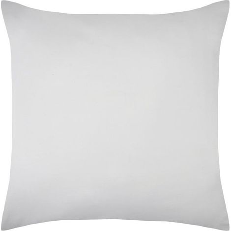 1 Taie d'oreiller percale de coton uni 63 x 63 cm Elysee lin (1/3)