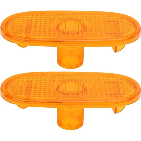 Aramox Lot de 2 Lentilles de Feux de Position Latéraux en ABS ambré, OEM A0038202956 2E0945061C, Couvercle de Clignotant, utilisé pour 2006-2018 (1/5)
