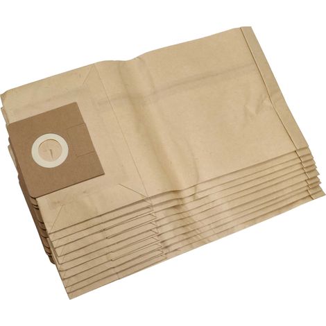 Vhbw – Lot de 10 sacs en papier pour aspirateur Kärcher NT 361 Eco – Compatible avec modèles NT 361 Eco TEA/ Eco MA, NTZ 361