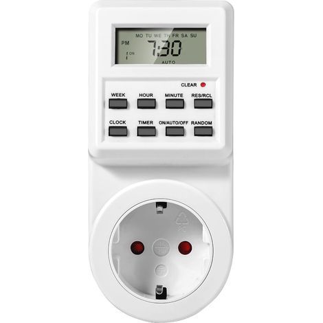 Prise Programmable Digitale avec Minuteur et Écran LCD (1/5)