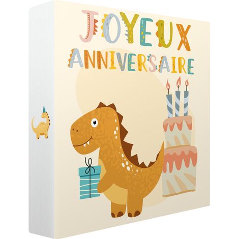 Album photos pochettes Dino 200 photos 11,5x15 cm, 100 pages, 200 photos, dimensions totales : 248x230x38 mm - marque française