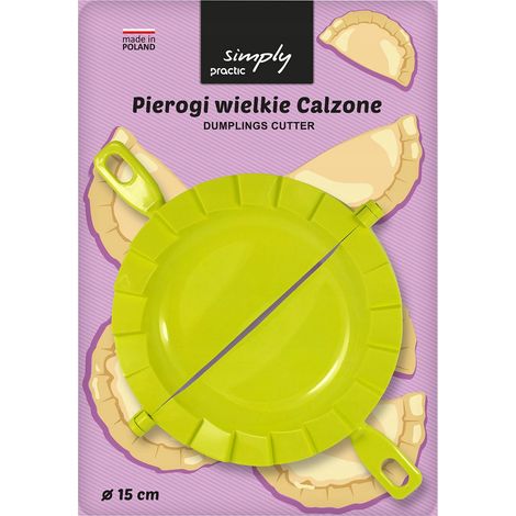 Stampo pieghevole per ravioli, grande, in plastica, 15 cm, 1 pz. (1/2)