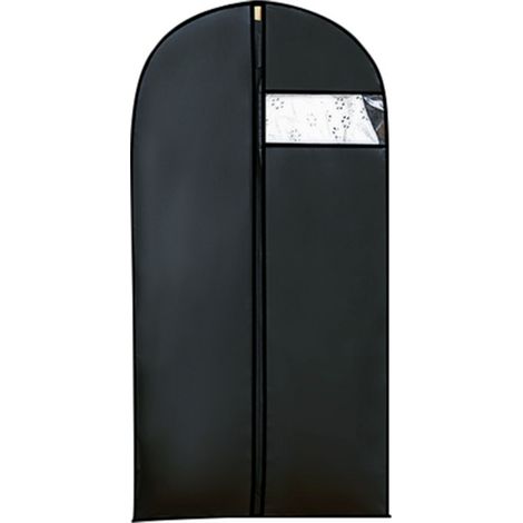 Housses anti-poussière pour vêtements - Avec fermeture éclair - À suspendre - Pour chemises, costumes, vestes - Lot de 5 (1/5)