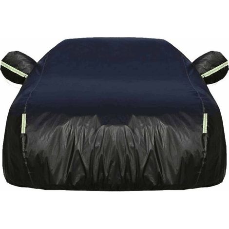 GDHZS-Housse de protection 190t pour voiture étanche, compartiment ouvert, doublure en coton respirant, sédan UV anti-poussière de neige 5.12.01.85 (1/4)