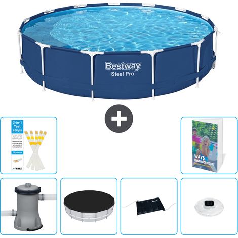 Bestway Piscina Bestway Steel Pro Redonda - 396x84 cm - 7-piezas S328 (1/5)