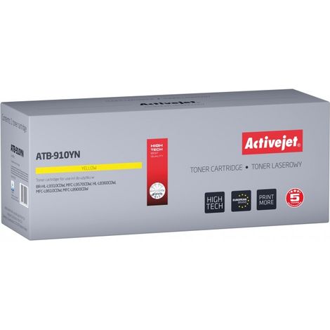 Activejet Toner für Brother TN910Y, neuer ATB-910YN