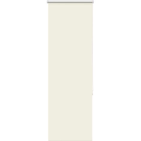 Verdunkelungsrollo Cremeweiß 60x175cm Stoffbreite 55,7 cm