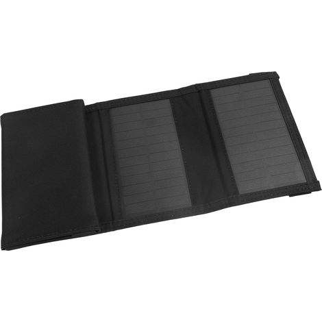 Panneau Solaire Portable Pliable 6V Sortie USB Chargeur Solaire Étanche pour Camping Randonnée Extérieur (1/5)