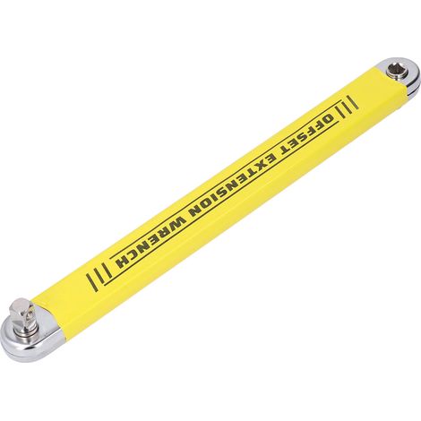 Rallonge coudée, clé à cliquet multifonctionnelle en acier à haute teneur en carbone avec adaptateurs pour douilles 1/2 po, 1/4 po et 3/8 po (1/5)