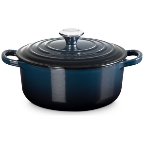 Le Creuset 21177261294475 Cocotte Rotonda Evolution 5.3 L Ghisa Esmaltata per Forno e Induzione colore Nuit
