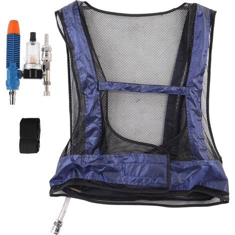 GARRYFIZH gilet de refroidissement comprimé par air en acier de soudure gilet de climatiseur de tube de vortex (1/5)